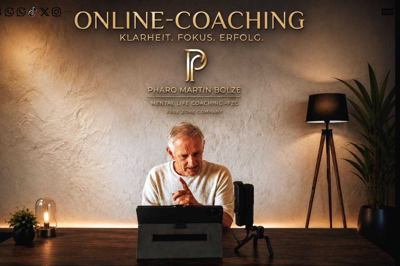 Martin Bolze im Online-Coaching