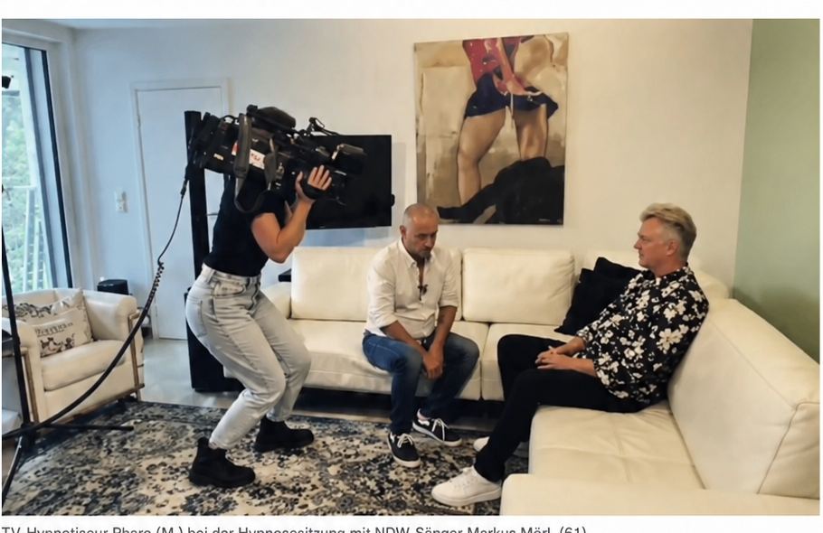 RTL Bericht: Markus Mörl bei Hypnosesitzung mit PHARO